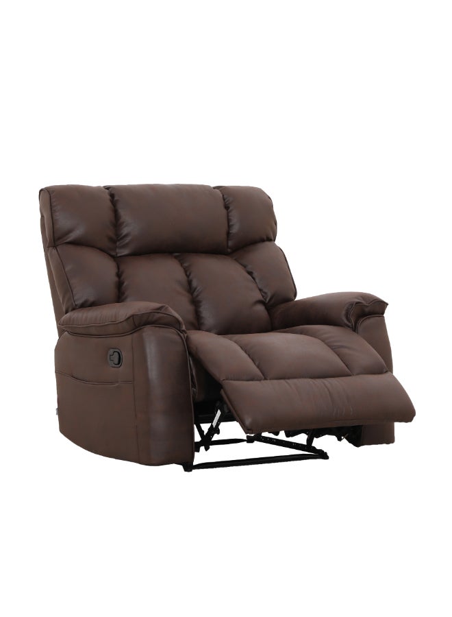 Micasa Elegant and Modern Design Manual Recliner Chair Brown 102 x 106 x 113 cm 0310C-BR - Image 4